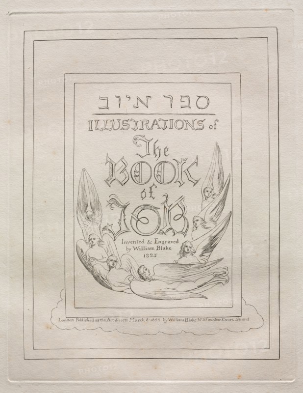 The Book of Job, 1825. William Blake (British, 1757-1827). Engraving