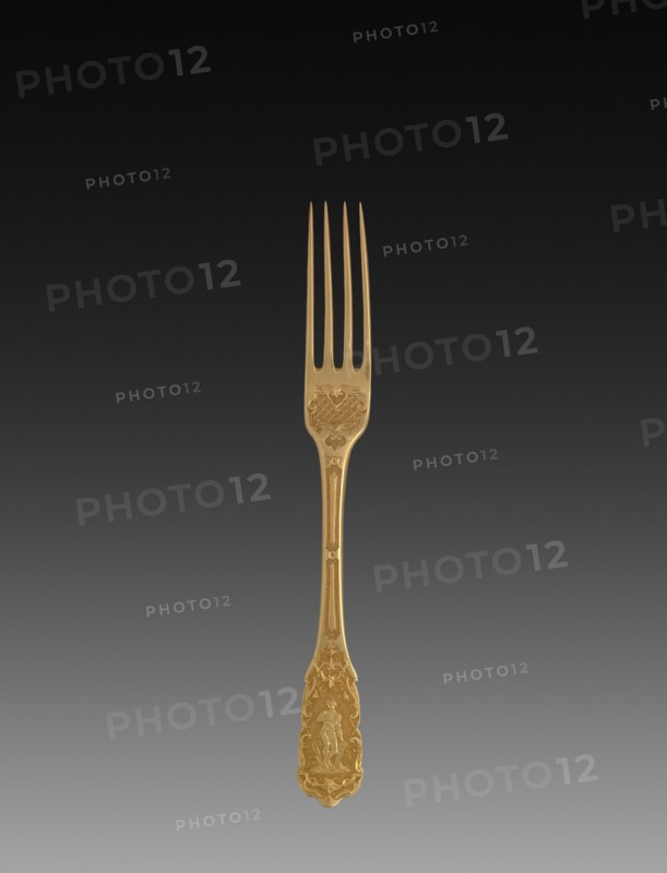 Fork, c. 1725. Germany, Augsburg(?), 18th century. Gold; overall: 19.1 cm (7 1/2 in.).