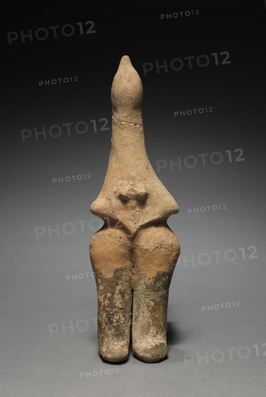 Figurine, 800s BC. Iran, Amlash, 9th Century BC. Terracotta; overall: 23.2 cm (9 1/8 in.).