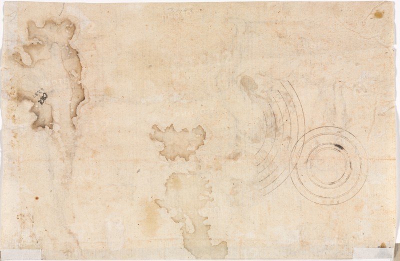 Concentric Circles, c. 1535. Romanino (Italian, 1484/87-1562). Pen and brown ink; sheet: 16.3 x 24.8 cm (6 7/16 x 9 3/4 in.); secondary support: 23.6 x 31 cm (9 5/16 x 12 3/16 in.).