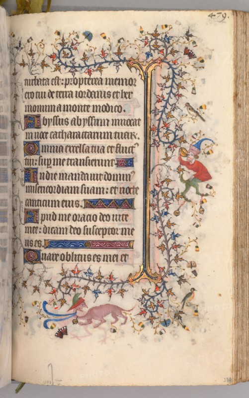Hours of Charles the Noble, King of Navarre (1361-1425): fol. 234r, Text, c. 1405. Master of the Brussels Initials and Associates (French). Ink, tempera, and gold on vellum; codex: 20.3 x 15.7 x 7 cm (8 x 6 3/16 x 2 3/4 in.)