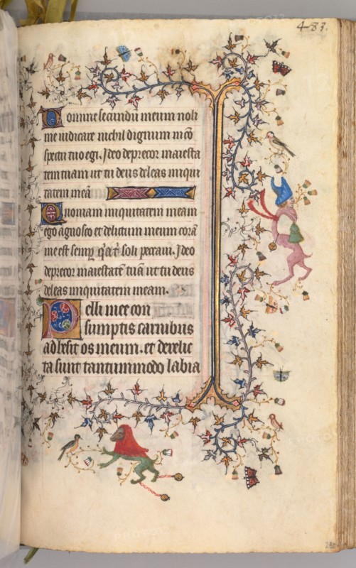 Hours of Charles the Noble, King of Navarre (1361-1425): fol. 236r, Text, c. 1405. Master of the Brussels Initials and Associates (French). Ink, tempera, and gold on vellum; codex: 20.3 x 15.7 x 7 cm (8 x 6 3/16 x 2 3/4 in.).