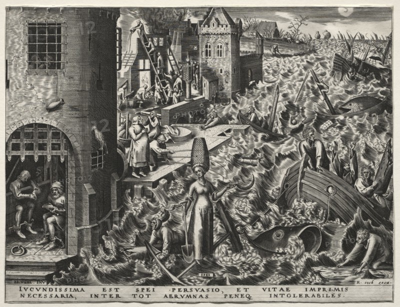 Hope, 1559. Pieter Bruegel (Flemish, 1527/8-1569). Engraving
