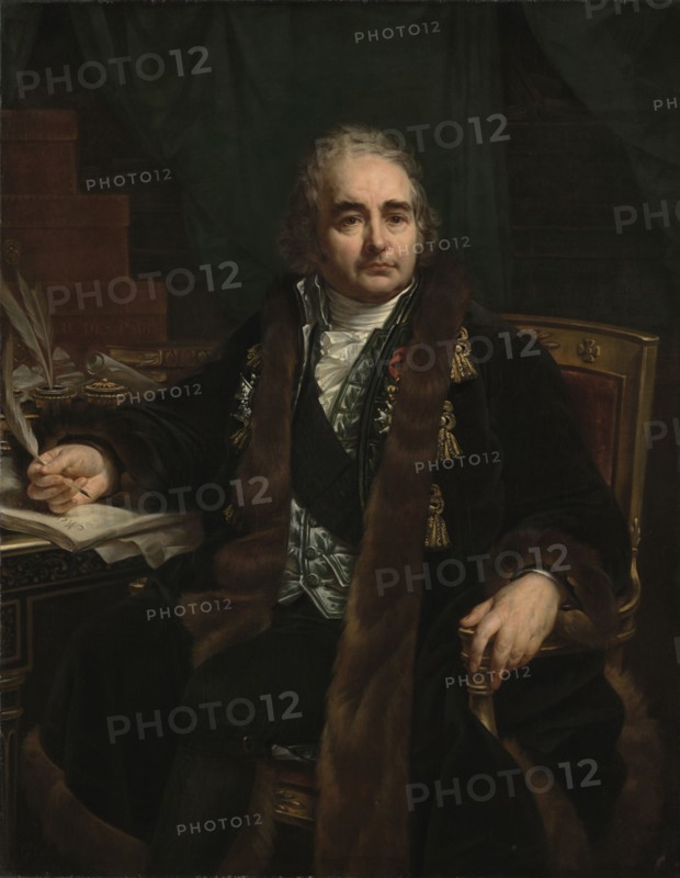 Portrait of Count Jean-Antoine Chaptal, 1824. Antoine-Jean Gros (French, 1771-1835). Oil on canvas; framed: 183.5 x 151.1 x 16.5 cm (72 1/4 x 59 1/2 x 6 1/2 in.); unframed: 136.5 x 114.3 cm (53 3/4 x 45 in.).