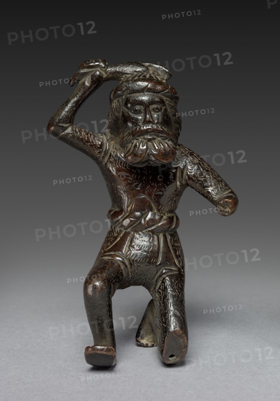 Wild Man, c. 1450. Germany, 15th century. Bronze; overall: 13.4 cm (5 1/4 in.)