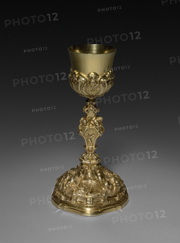 Chalice, 1732. Antonio Lopez (Spanish). Silver gilt; overall: 29.7 x 15.9 cm (11 11/16 x 6 1/4 in.).