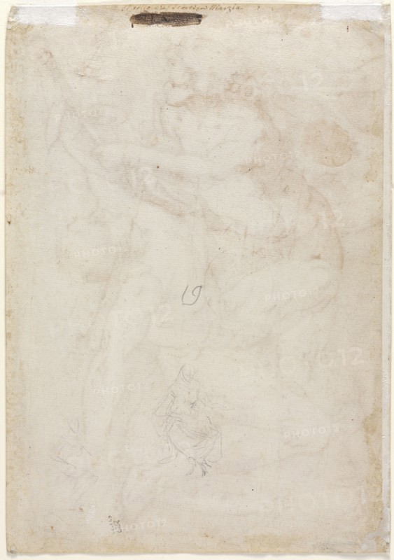 Two Sketches of a Mother and Child, 16th century. Anonymous. Graphite; sheet: 30.7 x 21.5 cm (12 1/16 x 8 7/16 in.).