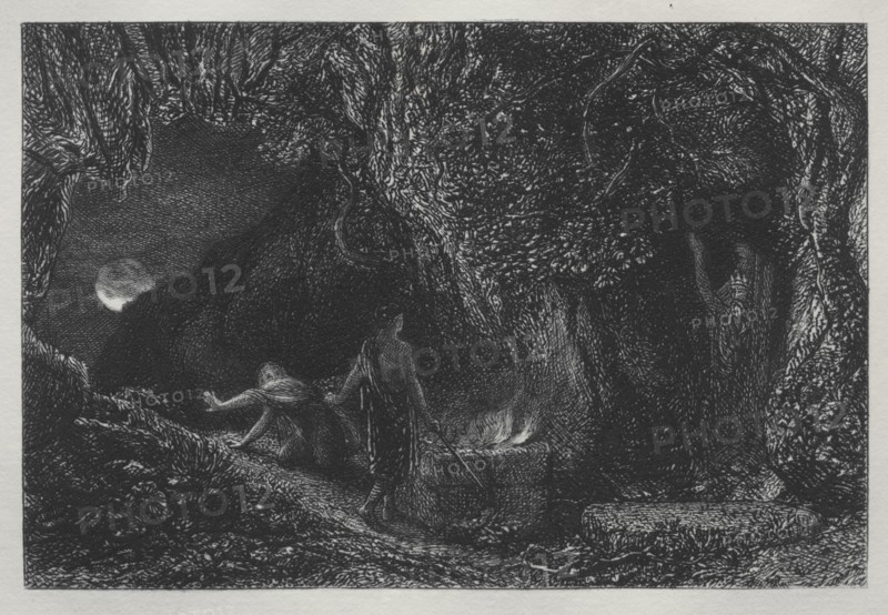 The Sepulchre, 1883. Samuel Palmer (British, 1805-1881). Etching
