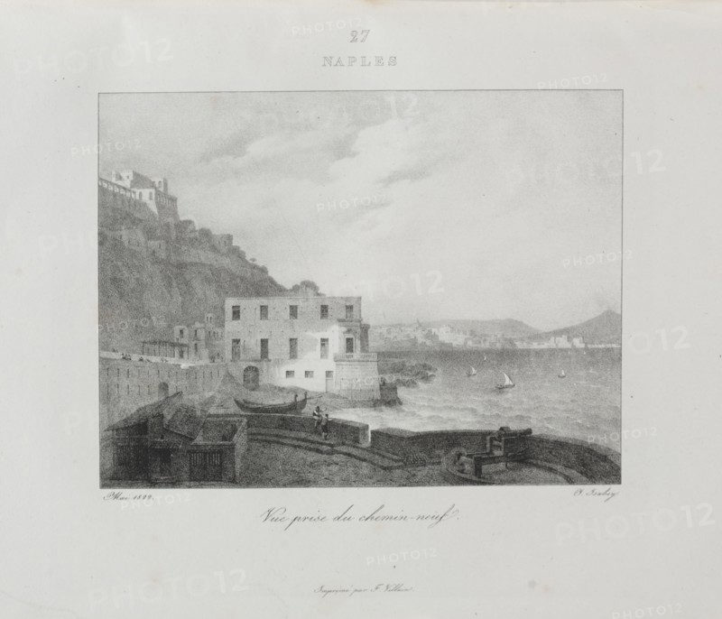 Voyage en Italie en 1822, 1833. Jean-Baptiste Isabey (French, 1767-1855). Lithograph