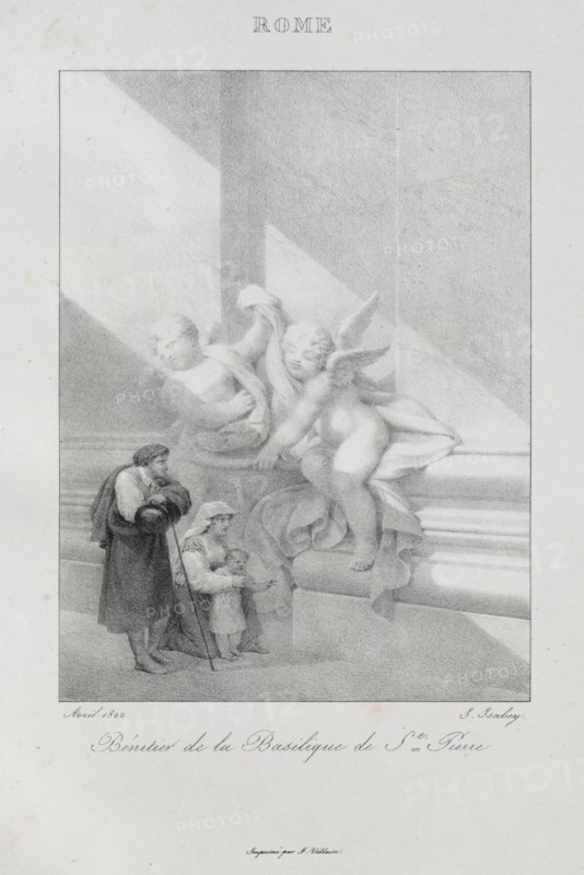 Voyage en Italie en 1822, 1833. Jean-Baptiste Isabey (French, 1767-1855). Lithograph