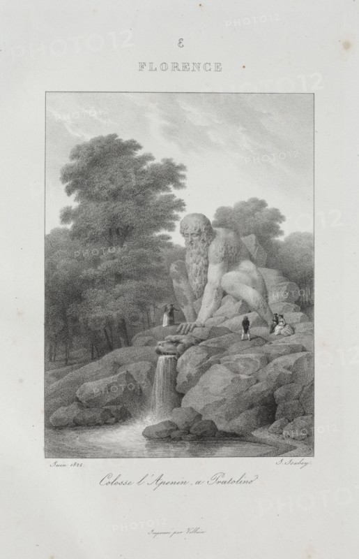 Voyage en Italie en 1822, 1833. Jean-Baptiste Isabey (French, 1767-1855). Lithograph