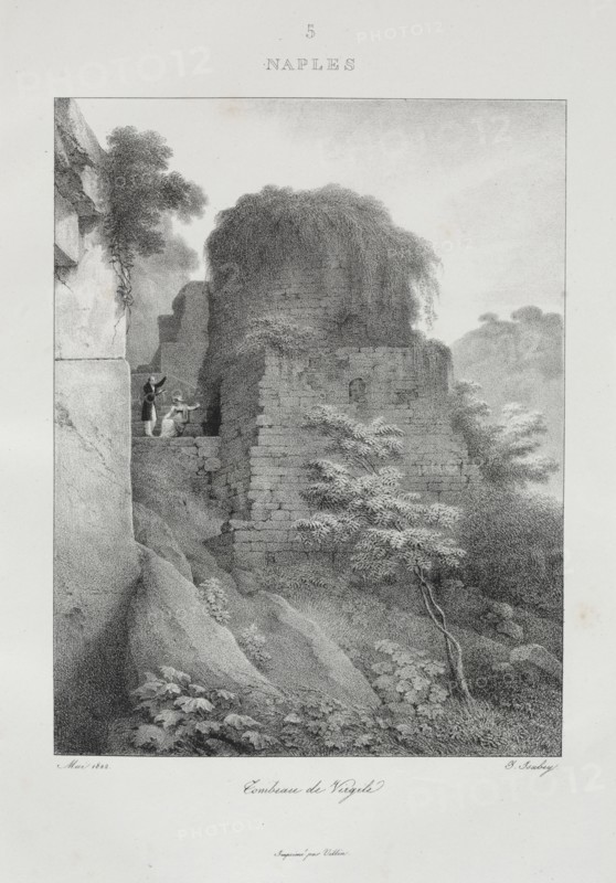 Voyage en Italie en 1822, 1833. Jean-Baptiste Isabey (French, 1767-1855). Lithograph