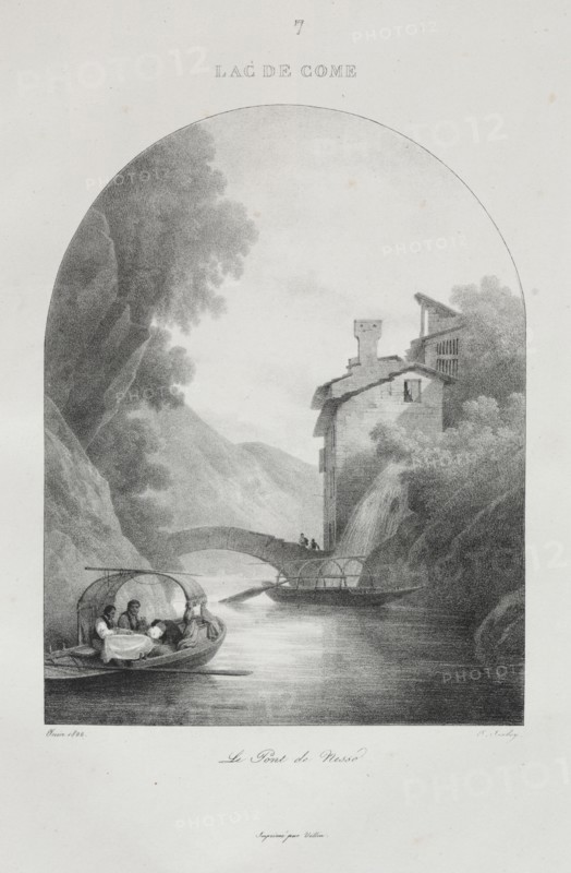 Voyage en Italie en 1822, 1833. Jean-Baptiste Isabey (French, 1767-1855). Lithograph