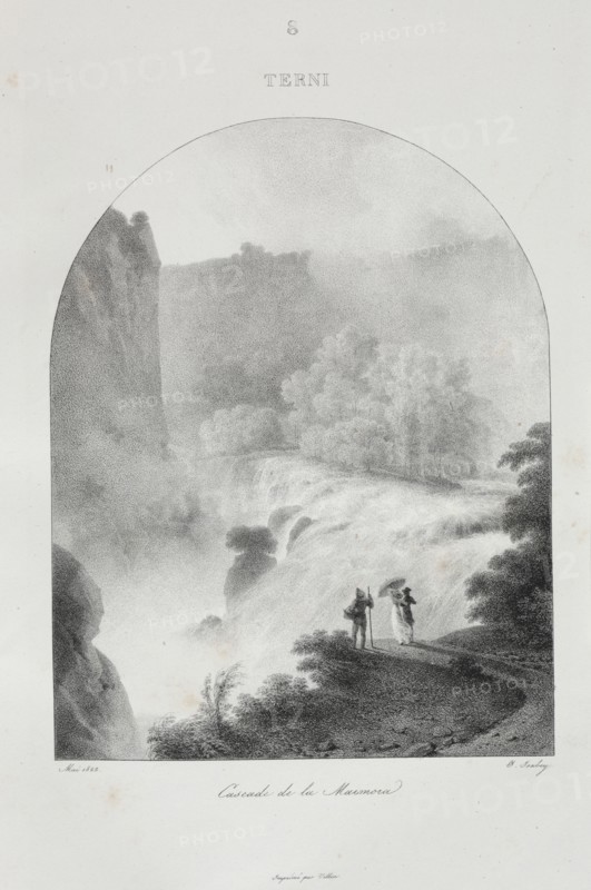 Voyage en Italie en 1822, 1833. Jean-Baptiste Isabey (French, 1767-1855). Lithograph