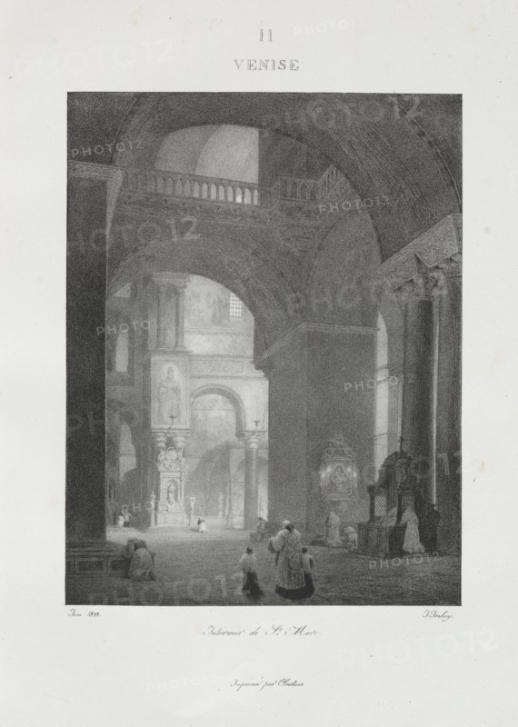 Voyage en Italie en 1822, 1833. Jean-Baptiste Isabey (French, 1767-1855). Lithograph