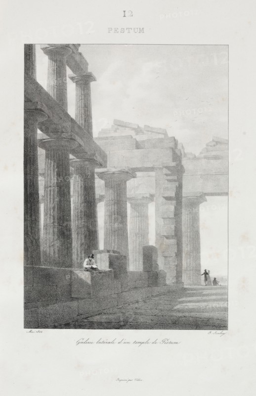 Voyage en Italie en 1822, 1833. Jean-Baptiste Isabey (French, 1767-1855). Lithograph