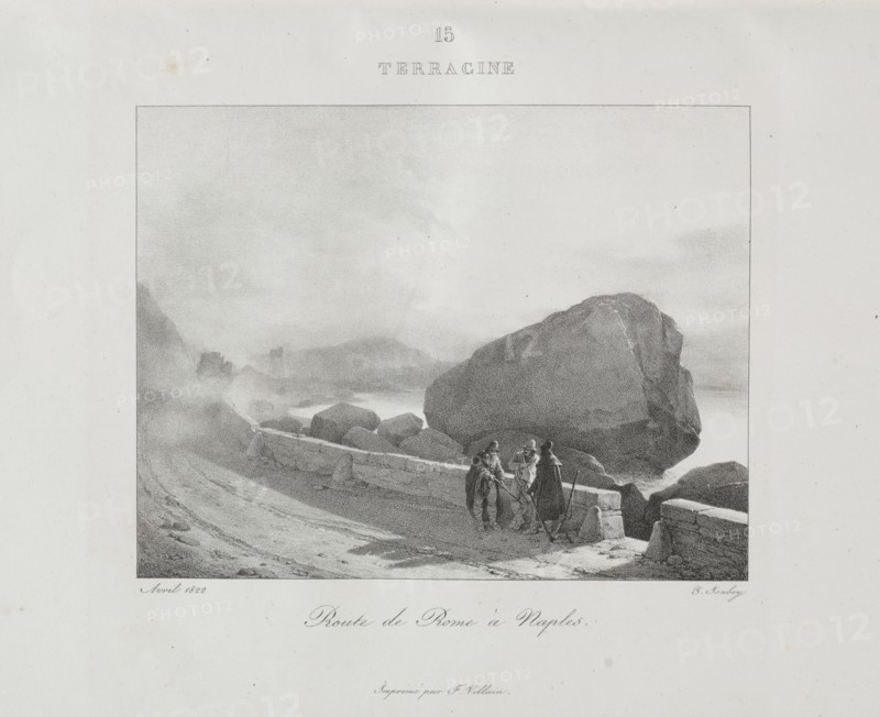 Voyage en Italie en 1822, 1833. Jean-Baptiste Isabey (French, 1767-1855). Lithograph