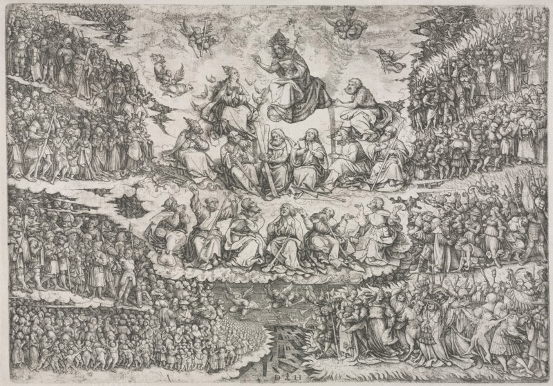 Last Judgment. Daniel I Hopfer (German, c. 1470-1536). Etching