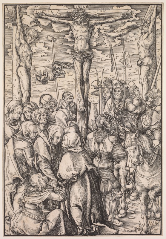 The Passion:  Crucifixion, 1509. Lucas Cranach (German, 1472-1553). Woodcut