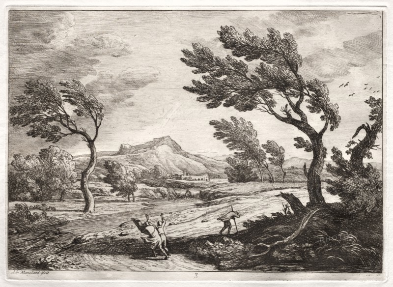 Landscape. Adrien Manglard (French, 1695-1760)