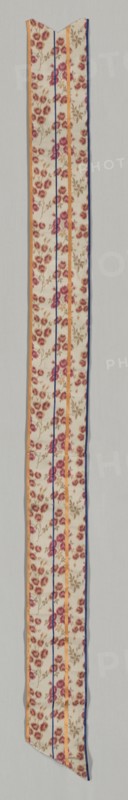 Ribbon, c. 1870s. France, late 19th century. Silk; overall: 134.6 x 10.8 cm (53 x 4 1/4 in.)