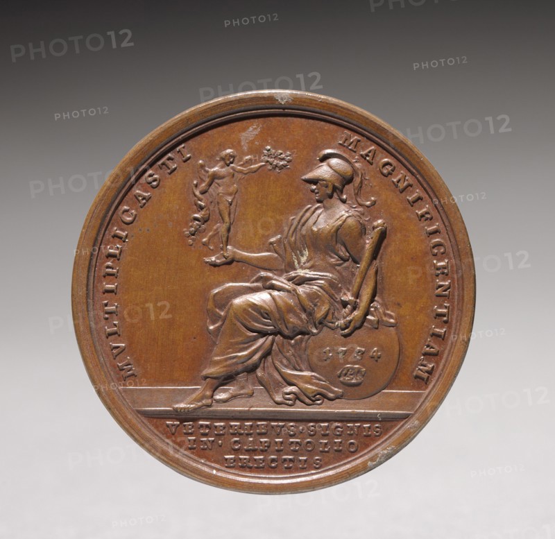 Portrait of Pope Clement XII Corsini (reverse), 1734. Ottone Hamerani (Italian, 1694-1761). Bronze; diameter: 3.9 cm (1 9/16 in.).