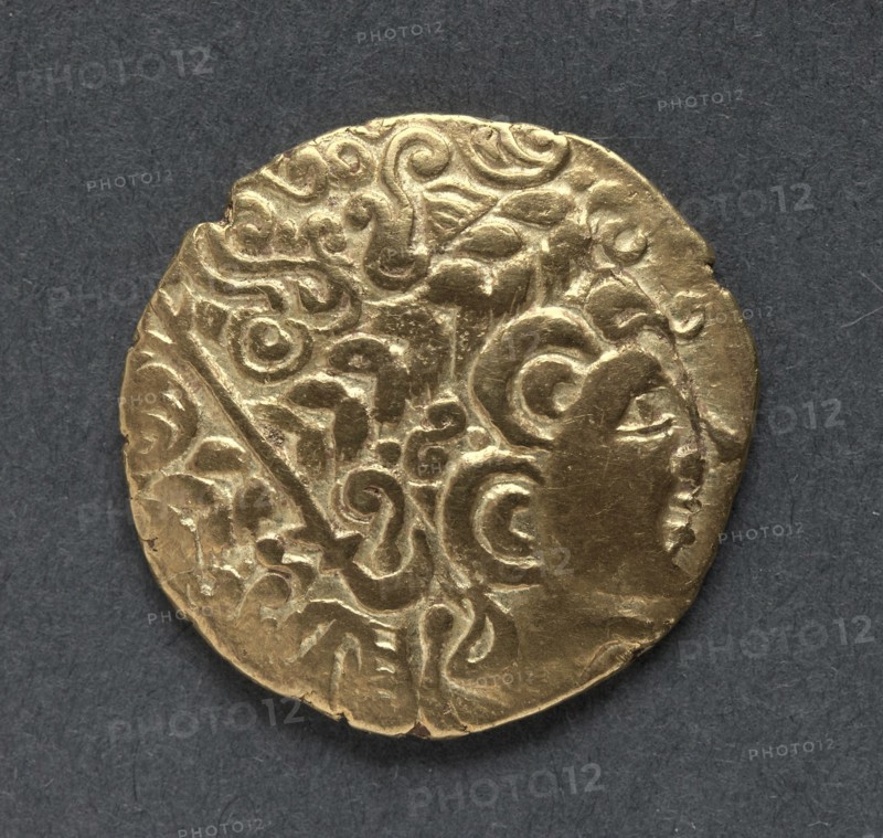 Stater, c. 125-100 B.C.. England (Ancient Britain), 2nd century B.C.. Gold; diameter: 2.6 cm (1 in.).