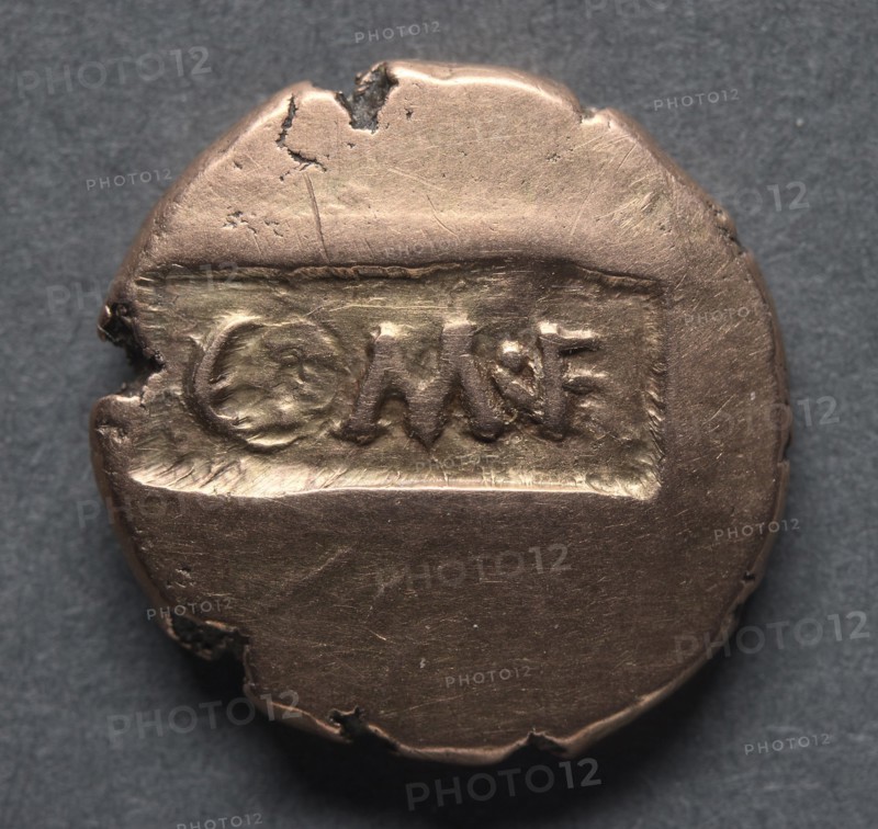 Verica Stater (reverse), c. 10-40 A.D.. England (Ancient Britain), 1st century A.D.. Gold