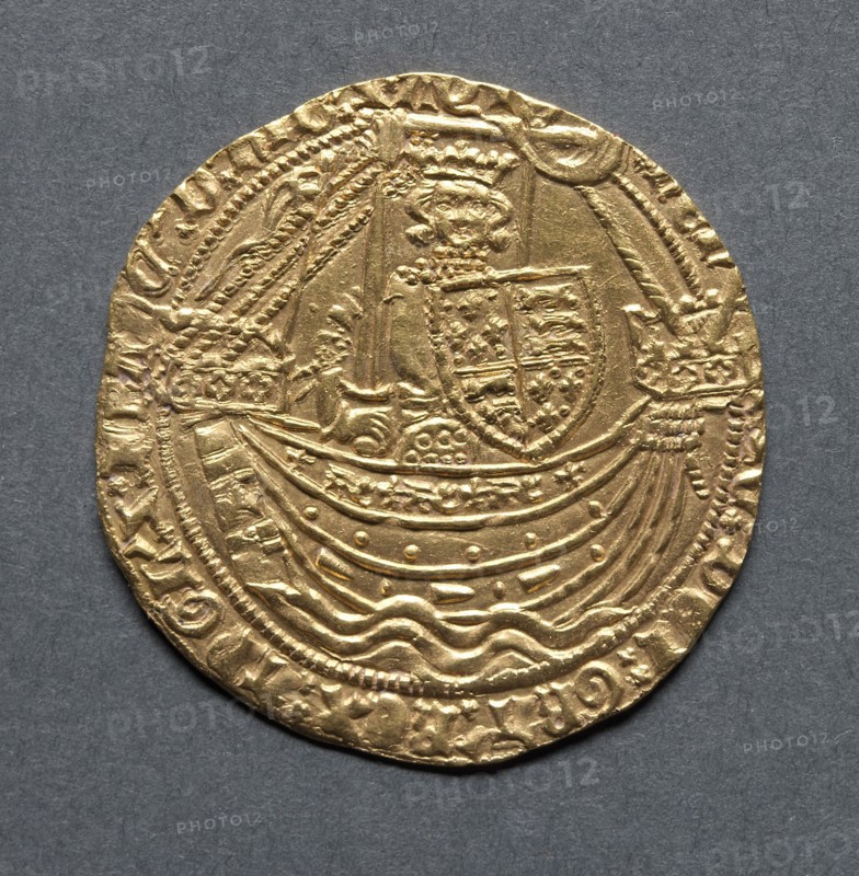 Noble (obverse), 1399-1412. England, Henry IV, 1399-1413. Gold