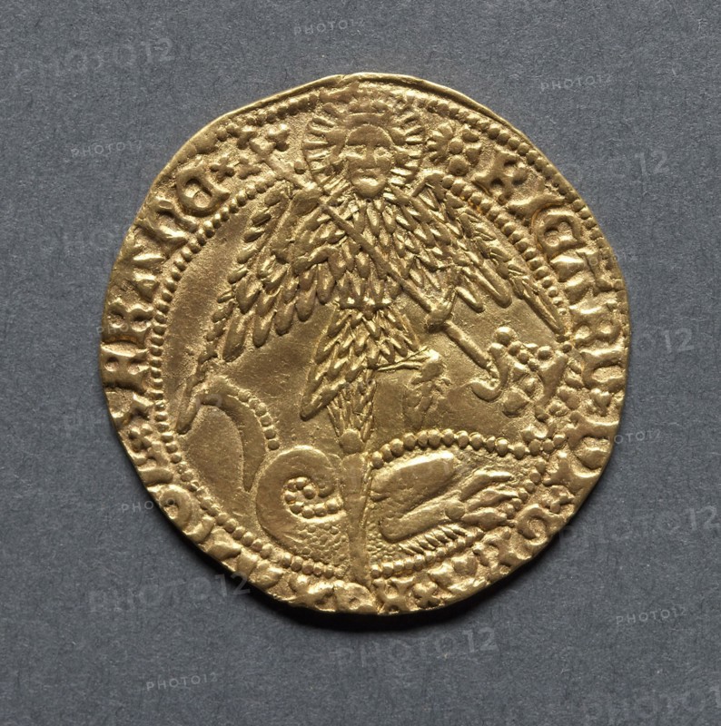 Angel (reverse), 1483-1485. England, Richard III, 1483-1485. Gold
