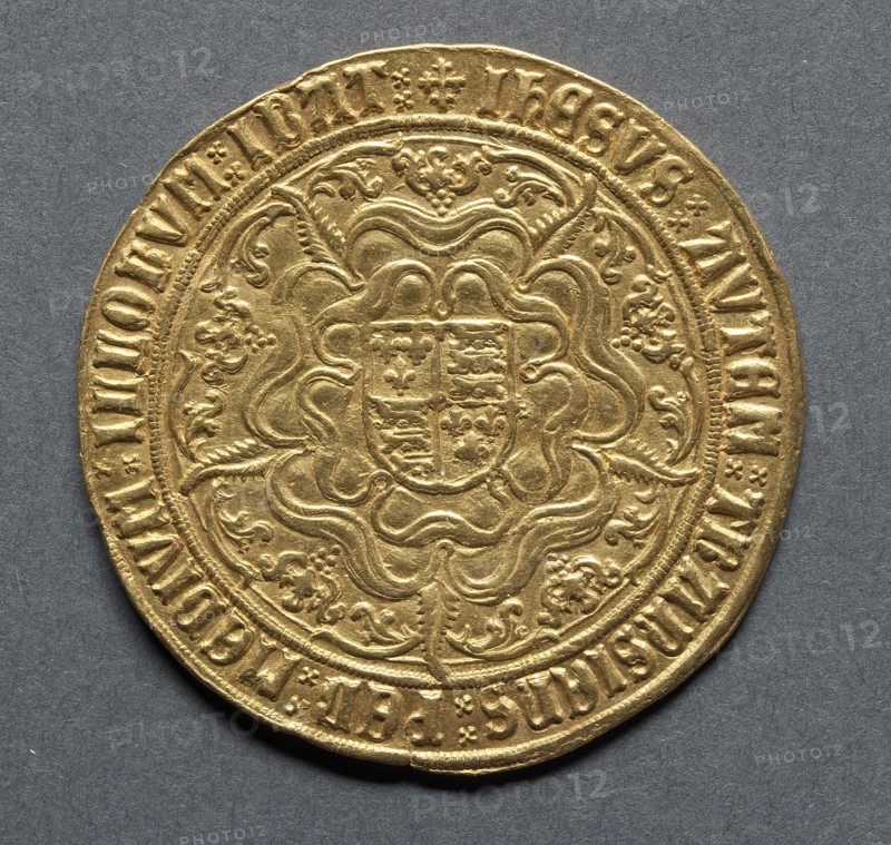 Sovereign (reverse), 1504-1509. England, Henry VII, 1485-1509. Gold