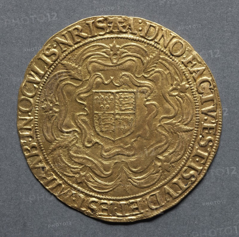 Sovereign of Thirty Shillings (reverse), 1583-1603. England, Elizabeth I, 1558-1603. Gold