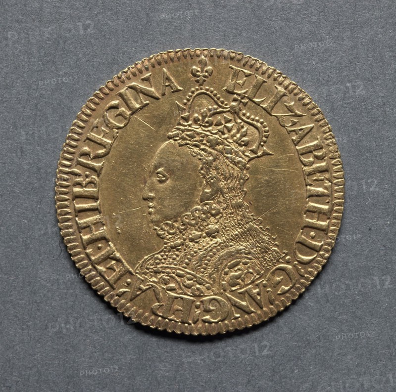 Half Pound , 1558-1560. England, Elizabeth I, 1558-1603. Gold