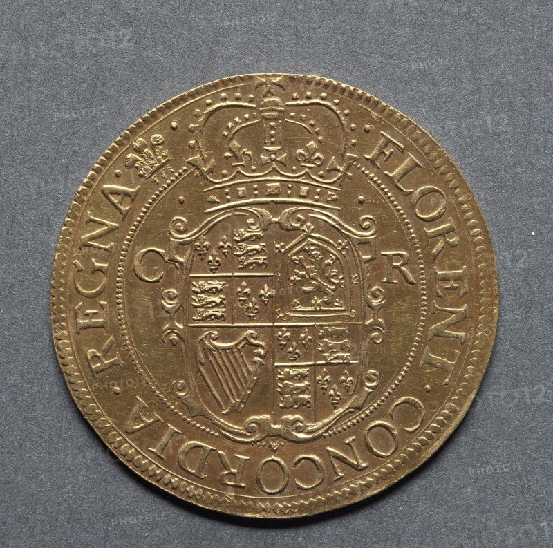 Tower Unite (reverse), 1630-1631. England, Charles I, 1625-1649. Gold
