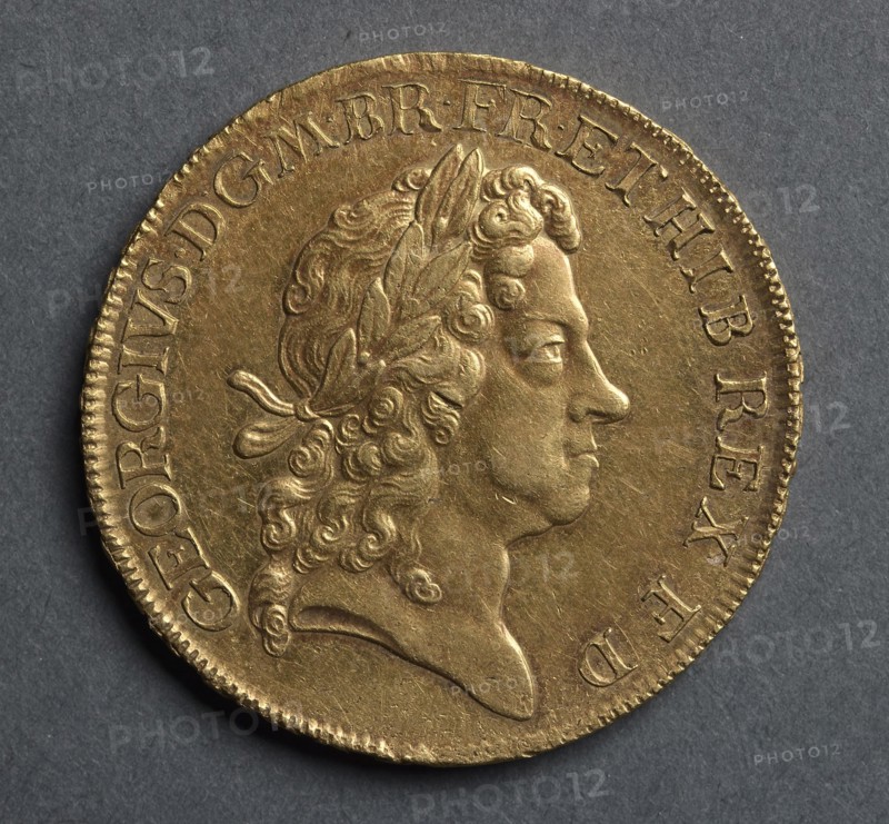 Five Guineas , 1716. England, George I, 1714-1727. Gold