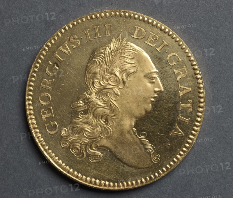 Five Guineas [pattern] (obverse), 1777. Richard Yeo (British, 1720-1779). Gold