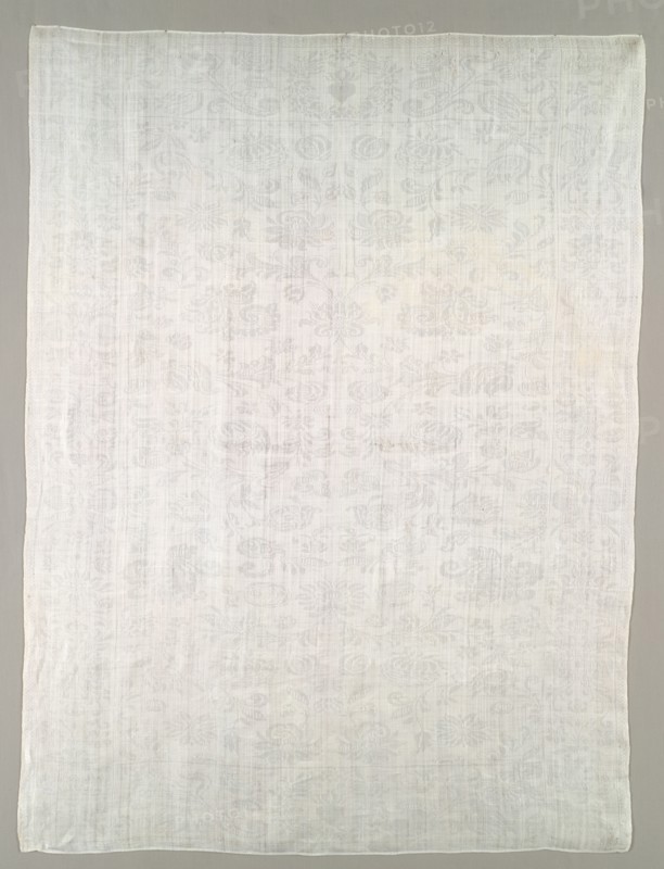 Napkin, c. 1675. Flanders, 17th century. Damask: linen; overall: 107.3 x 80.7 cm (42 1/4 x 31 3/4 in.).