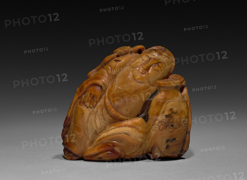 Li Taibo, 18th Century. China, Qing dynasty (1644-1911). Amber; overall: 5.7 cm (2 1/4 in.).