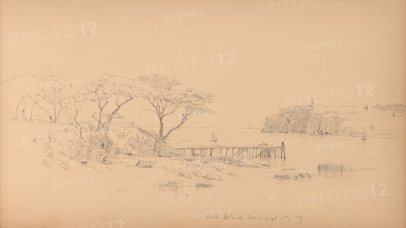 Sketchbook, page 20: "Peak's Island, ME, Sept. 7th, 59
