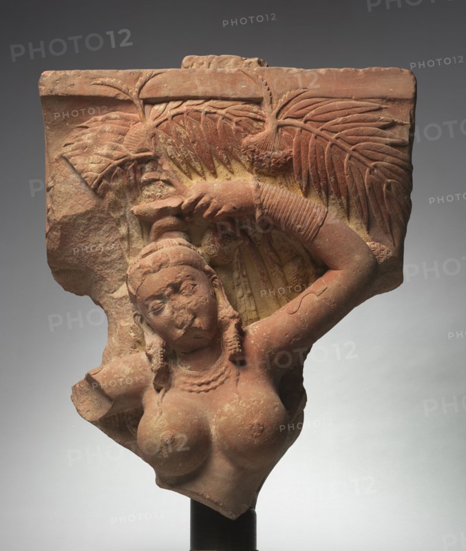 Gateway Bracket, 150-200. India, Mathura, Kushan period (AD 1-320). Sandstone; overall: 73.9 x 57.2 cm (29 1/8 x 22 1/2 in.).