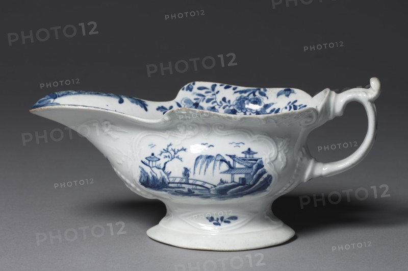 Sauce Boat, c. 1752. Possibly by Bristol Porcelain Factory (British), possibly by Worcester Porcelain Factory (British). Porcelain; overall: 10.9 cm (4 5/16 in.).