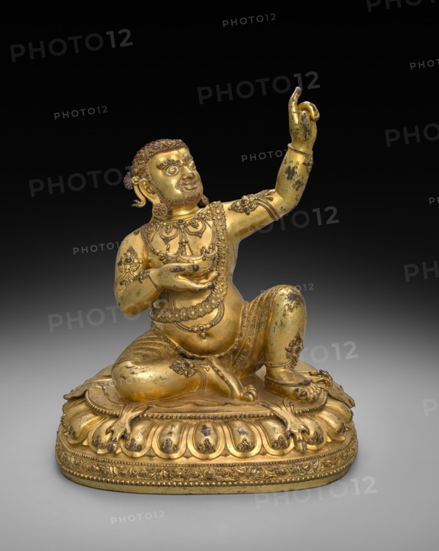Virupa, early 1400s. China, Ming dynasty (1368-1644), Yongle reign (1403-1424). Gilt bronze; overall: 43.6 cm (17 3/16 in.).