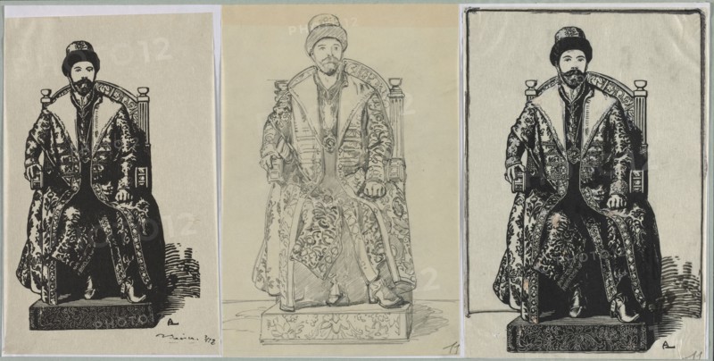Le Tsar, 1914. Auguste Louis Lepère (French, 1849-1918). Pencil;