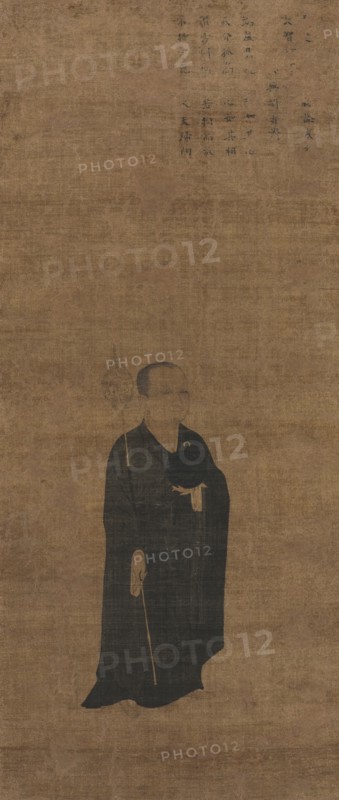 Portrait of Priest Dazhi (1048-1116), the Master of Law, 1100s. China, Jin dynasty (1115-1234). Hanging scroll, ink and slight color on silk; image: 92.4 x 40.5 cm (36 3/8 x 15 15/16 in.); overall: 171.9 x 55.1 cm (67 11/16 x 21 11/16 in.); with knobs: 171.9 x 60.5 cm (67 11/16 x 23 13/16 in.).