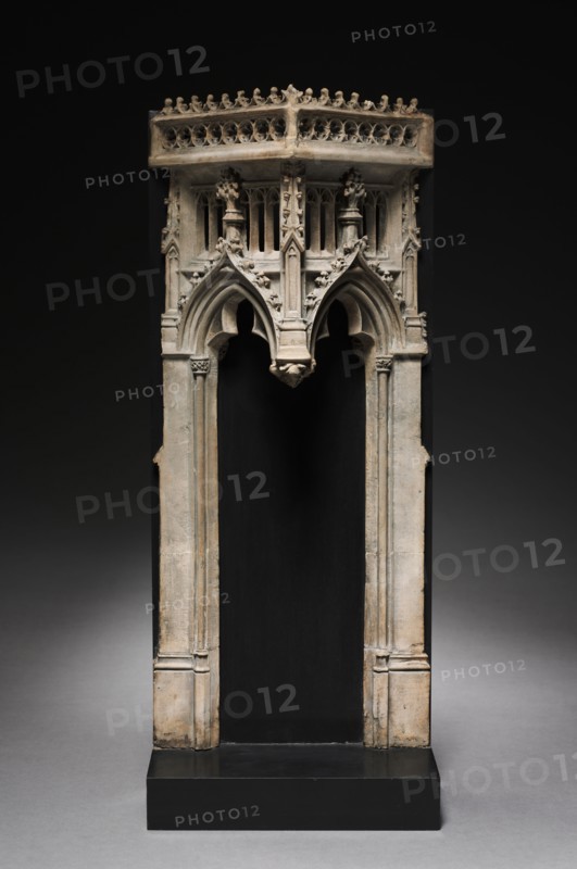 Architectural Canopy (pair), c. 1450-1475. France, Burgundy, 15th century. Limestone from Tonnerre; overall: 50.8 x 22.1 cm (20 x 8 11/16 in.).