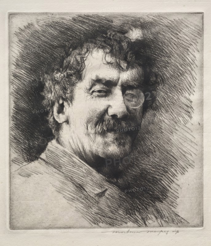 James MacNeill Whistler. Mortimer Menpes (British, 1860-1938). Drypoint