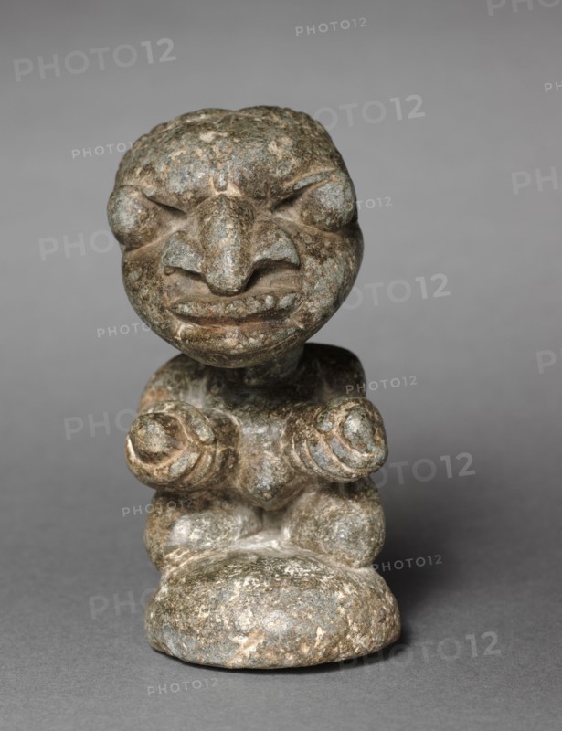 Female Figure, 1500s. Guinea Coast, Sierra Leone, Sherbro, 16th century. Soapstone; overall: 13 cm (5 1/8 in.)