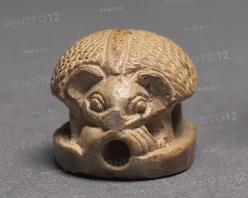 Hedgehog, c. 1391-1353 BC. Egypt, New Kingdom, Dynasty 18, reign of Amenhotep III. Steatite, originally glazed; overall: 1.7 x 1.8 cm (11/16 x 11/16 in.).