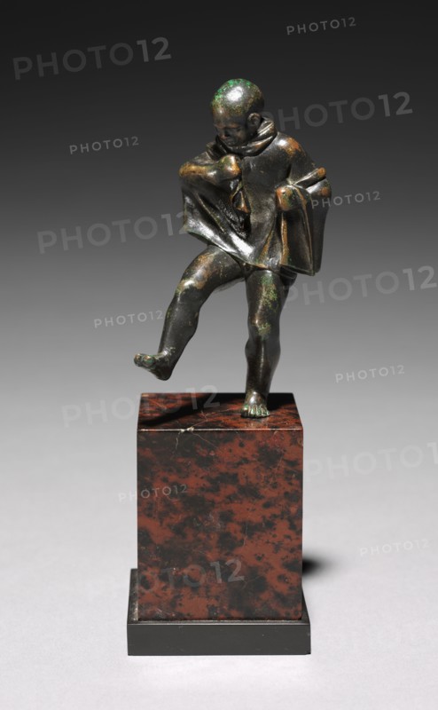 Dancing Boy, c. 1500. Northern Italy, early 16th century. Bronze; overall: 10.4 x 5 x 6 cm (4 1/8 x 1 15/16 x 2 3/8 in.).