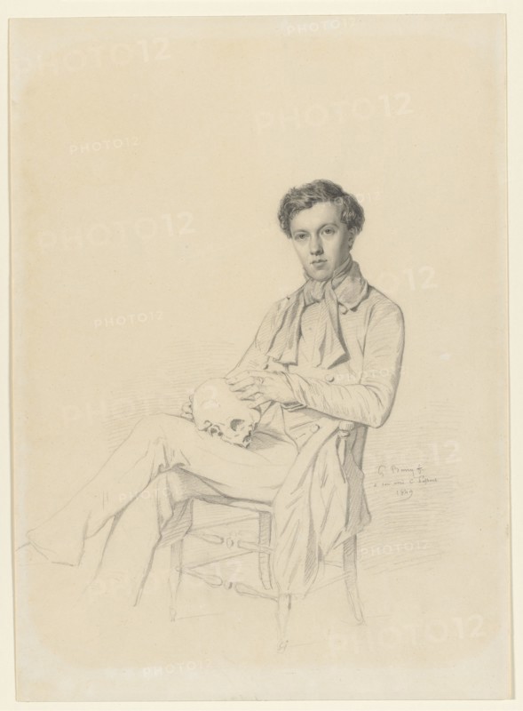 Charles Passant, 1849. Gustave Edward Barry (French). Graphite; sheet: 51.9 x 37.3 cm (20 7/16 x 14 11/16 in.).